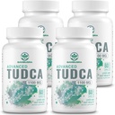 Advanced TUDCA 1100mg - Ultra Siła Supplements Sól TUDCA, 3. strona Tested TuDCA Suplementy wątroby do detox i naprawy wątroby Cleanse, 240 kapsułki (Opakowanie 4)