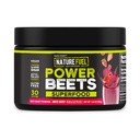 Zdrowe przysmaki Nature Fuel Power Beets, Wegański Sok z buraków w proszku, Burak w proszku do wysokiego ciśnienia krwi, 0g dodany cukier, suplement buraczany korzeń, Buraki, Mieszane Berry, 30 Słupki (Packaging May Vary)