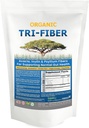 Tri- Fiber Rozpuszczalny Fiber Proszek, Unflavored High Fiber 3- in-1 Rozpuszczalny Fiber Suplement do Poparcia Digestive.