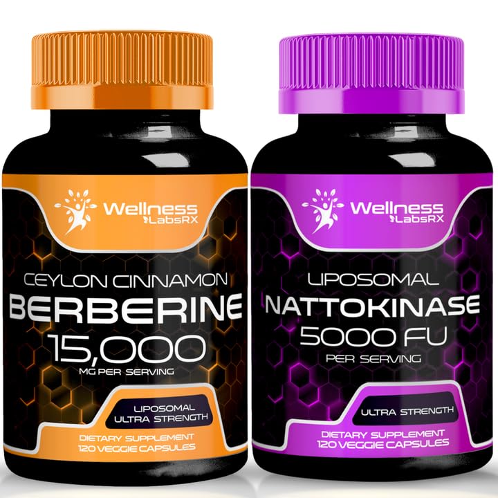 Suplement Nattokinase kapsułki - 5000 FU - Enzymy z Pure Japanese Natto Extract, Serce i wsparcie immunologiczne