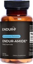 Endur ENDUR- Amide, Zdrowy suplement starzenia, Pomaga utrzymać zdrowie skóry i wsparcie ogólne całego ciała zdrowia, Gluten Free, 500mg (200 tabletek)