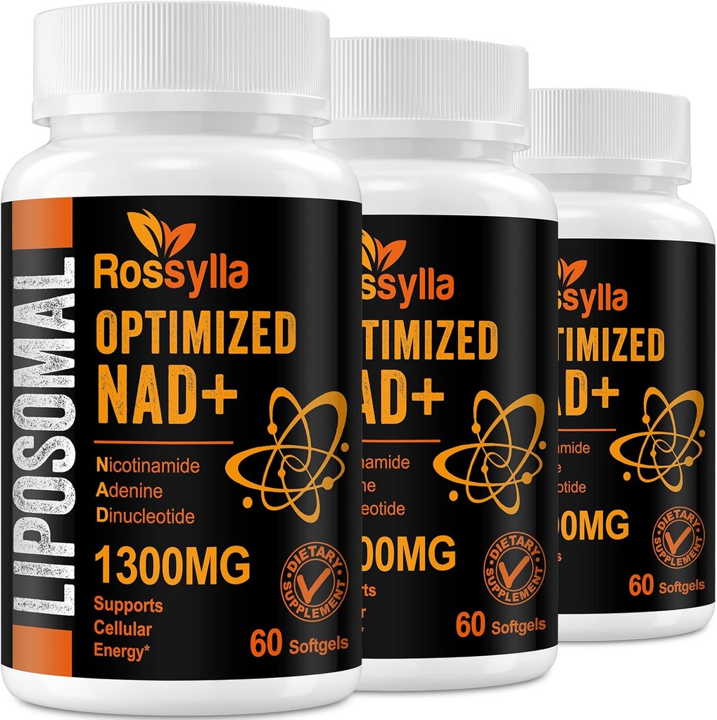 1300 MG Liposomal NAD + Suplement DODATKOWY 124; Najwyższe Wchłanianie DODATKOWE 124; Najczystszy suplement NAD do Boost NAD + Effectively according 124; Boosting NAD + Suplement do Defese Starzenie, Energia komórkowa, Długość geograficzna 124; 180 Liczba