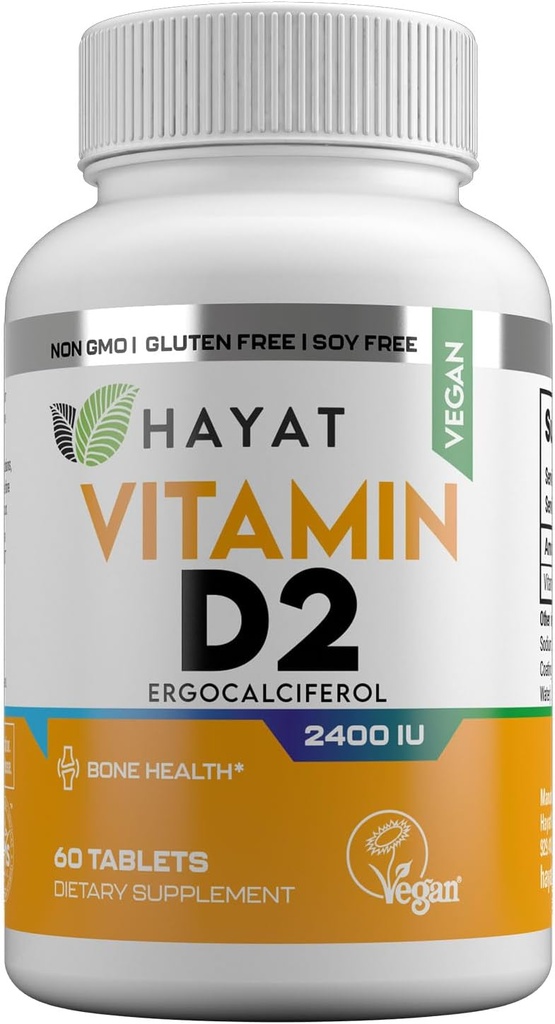 (60 MCG), suplement diety dla kości, zębów, mięśni i immunologicznego wsparcia zdrowia, 2 miesięczne dostawy, Wszystkie naturalne, Certified Halal, 60 tabletek, Made in USA