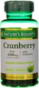 Nature 's Bounty Cranberry Fruit 4200 mg, Plus witaminy C Softgels, 120 ea (Opakowanie po 5)
