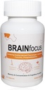 Witamina E Suplementy mózgu dla pamięci i skupienia, Wsparcie mózgu z Curcumin, Plasmalogen i Liposomal dla wzmocnionej funkcji kognitywnej i koncentracji, 60 Służenia