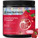 Numery KLUCZOWE Multiwitamina Electrolytes Proszek bez cukru - Sweet Cherry Pom Electrolyte Proszek - Endurance & Suplement energii - Proszek nawadniający - No Calories - 90 Słupki - Made in USA