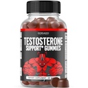Testosteron Gummies dla mężczyzn (60 Count) Testosteron Suplement dla mężczyzn - Premium Test Booster - Wsparcie Siła, Stamina, Napęd & Wydajność - Trzecia strona Tested, Non-GMO, Vegan Safe & Made in USA