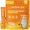 Penture Pal Sugar Free Electrolyte Powder Pakiety - Płynny codzienny IV Drink Mix dla szybkiego nawodnienia & Odzyskiwanie partii 124; 5 Witaminy & 7 Elektrolity 124; Keto Friendly 124; NieGMO 124; Certyfikowany Wegan 124; 16 Sticks