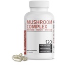 Bronson Triple Mushroom Complex - Maitake - Reishi - Shiitake - Potężny antyoksydant i system immunologiczny Booster - Full Spectrum Mushroom Complex - 600 mg kapsułki - 120 Count