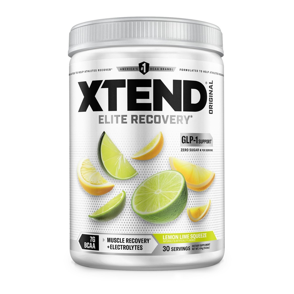 Xtend XTEND Original BCAA Powder 7g BCAA i 2,5g L- glutamina, Sugar Free Post Workout Muscle Recovery Drink with Amino Acids for Men & Women, 30 Służenie