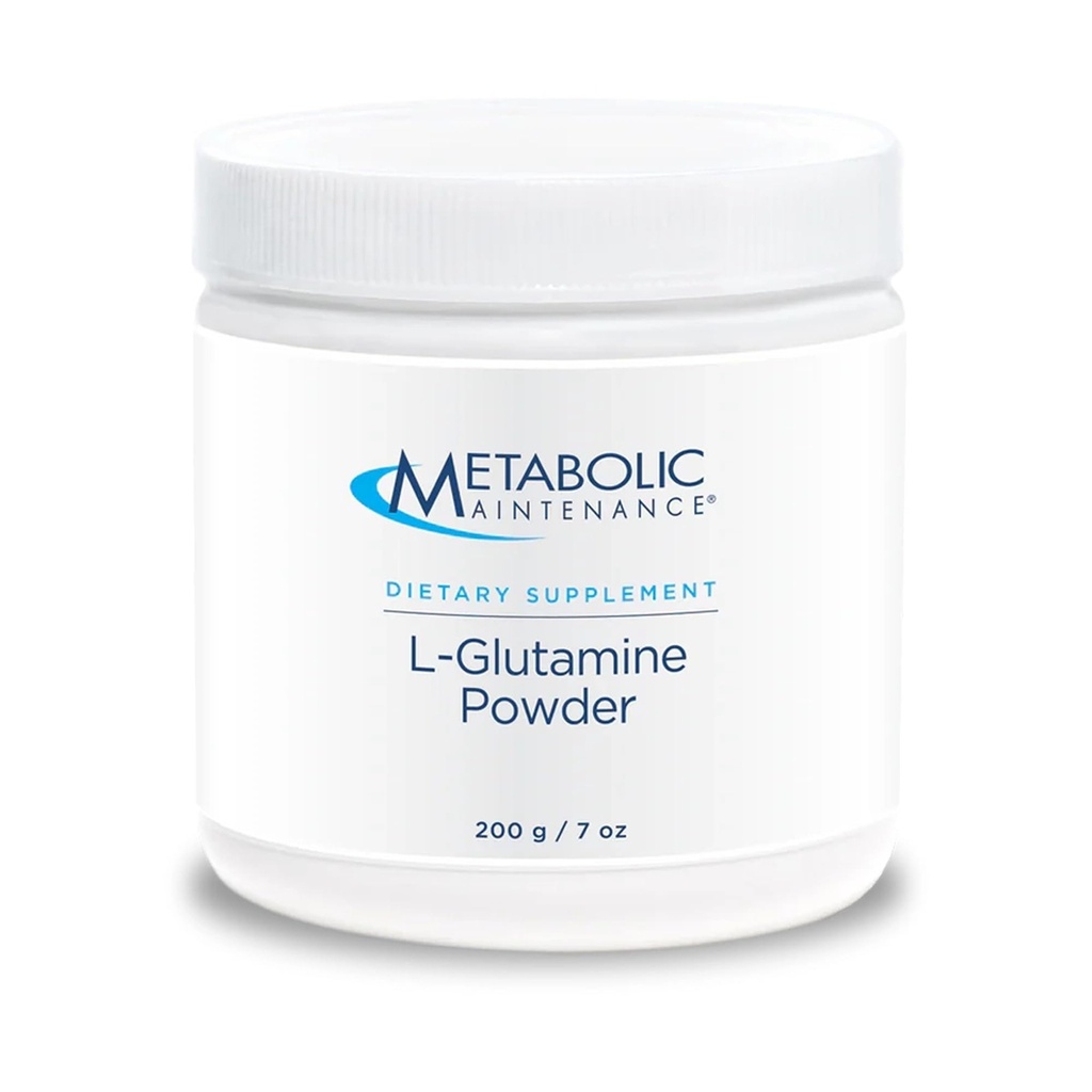 Metaboliczne Utrzymanie L- glutaminy Proszek - 1000mg, Suplement aminokwasów, Easy Drink Mix, Pomaga Gut Zdrowie i Odzysk dla Kobiet i Mężczyzn - Unflavored, 200g (200 Sług)