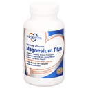 Magnez Plus - 200 mg glicynianu magnezu i tauratu magnezu na ciśnienie krwi, serce, mózg, wsparcie snu i nastrojów - silnie skoncentrowane i dobrze wchłaniane - 120 kapsułek