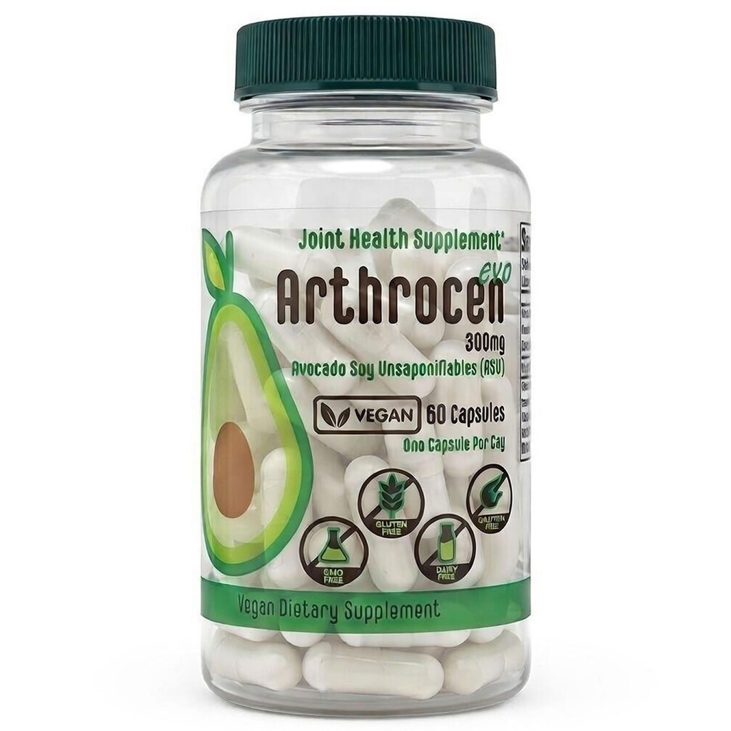 EVO Vegan Joint Health Supplement, 300Mg Awokado Soy Unsaponiable, 60 Day Supply, One Capsule Per Day (2 miesiące)