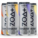 ZOA + PreWorkout Energy Drink, Variety Bundle - NSF Certified for Sport with Zero Sugar, Nitric Oxide Support, B & D Vitamin, Amino Acids i Electrolytes - 48 opakowań