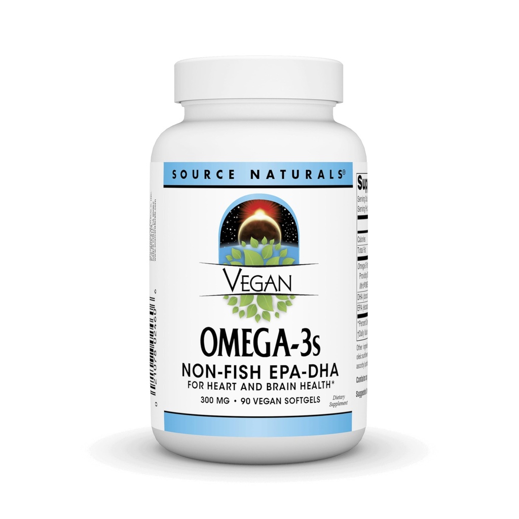Źródło Naturals Vegan Omega 3 s Epa- Dha * 300 mg - 90 Softfgels