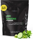 Livingood Daily Basic Zielonych Proszek, Super Zielone Picie Mix Spirulina, Brokuły, Kale, Trawa pszenna & Chlorella, Organiczny Mieszanka roślinna, Wegan, Gluten Free, Nie GMO, 30 Sługi
