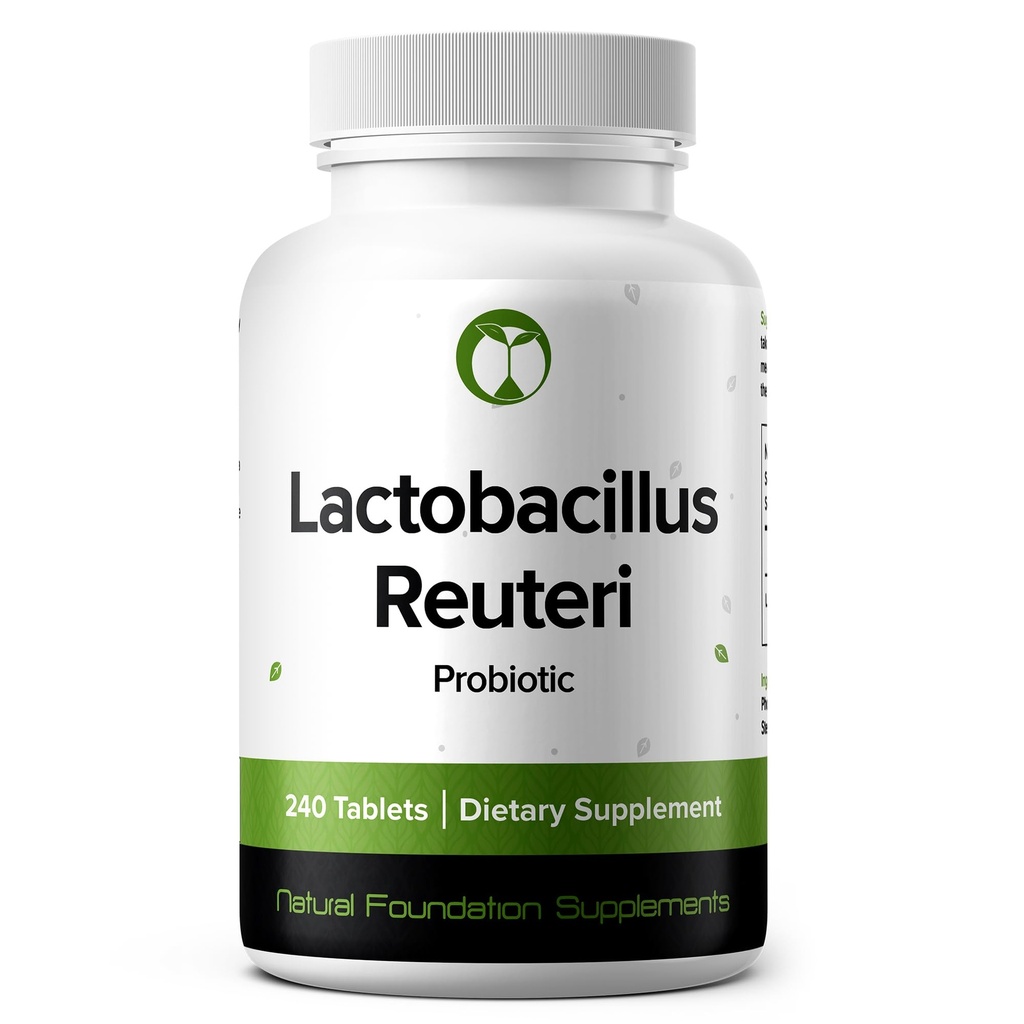 Lactobacillus Reuteri Probiotic Supplet 240 Tablets 3 Billion CFU Probiotyki dla mężczyzn i kobiet Wspiera odżywcze i żelowe zdrowie (240, Lactobacillus Reuteri)