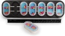 EQUADOSE Cotygodniowy pill Organizator, Bardzo duży 7-dniowy Witamina Jumbo Case z usuwalnych pods, Przerośnięty lek Carrier dla łatwego podróży i codziennego zarządzania zdrowiem, Przyjazny do podróży