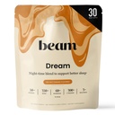 Beam Dream Sleep Powder, L- Theanine, Apigenin, Reishi i Magnezu, Strona trzecia Tested Natural Sen Pomoc i suplement do snu dla głębokiego snu, Relaks i Recovery, Natural Sleep Support, 30 Służenia