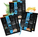 EFlow Nutrition ENRAGE Black Precuting Pakiety próbne - Pakiety podróżne - Wysoka energia Stim, Pompa, Siła, Wytrzymałość, Focus, Formuła nootropowa - Sour Gummy & Sour Mango Flavor (6 opakowań)