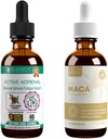 Rejuvica Zdrowie Aktywny nadnercz + Aktywny Maca - Wsparcie energii + Stres - Płynne Dostawa dla lepszej absorpcji - Rhodiola, Maca, Święty Bazyl, Ashwagandha & More!