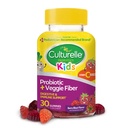 Culturelle Kids Daily Probiotic Pakiety 30ct + Veggie Fiber Gummies Digestive & immunologiczne wsparcie zdrowia