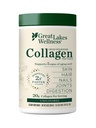 Wielkie Jeziora Wellness Kolagen Peptydy Proszek do skóry, Włosy, Nails, Łączniki i trawienie - Unflavored - Szybkie rozpuszczanie hydrolizowane, Non-GMO, Keto, Kosher - 10 oz