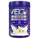 Vega Protein Made Simple Protein Powder, Vanilla - Stevia Free, Wegan, Roślina oparta, Zdrowe, Gluten Free, Pea Protein for Women and Men, 9.2 oz (Opakowania May Vary)