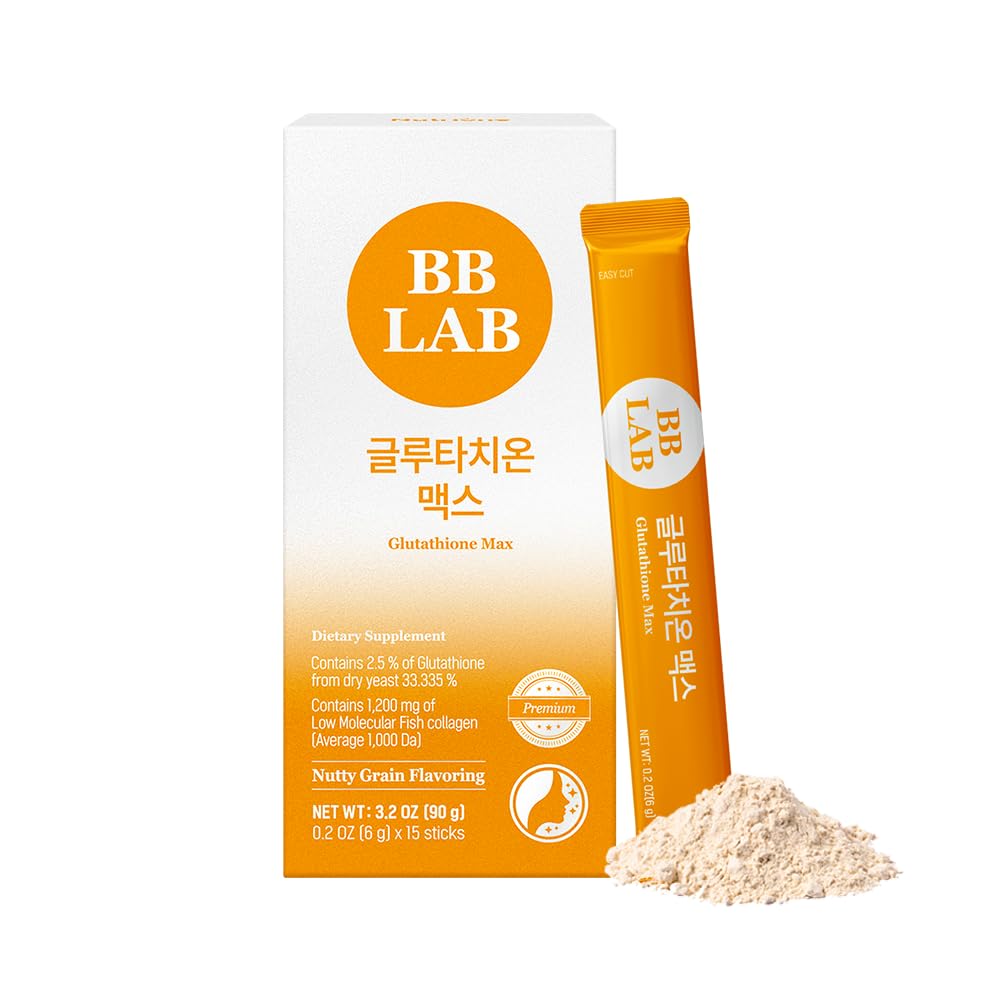 BB LAB Glutation Max Powder Stick Supplement, Korea Glutation, Kolagen ryb niskocząsteczkowych dla kobiet, Witamina C, Szybka absorpcja, Przeciwutleniacz, Starzenie się