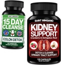 Nerki Wsparcie Cleanse Detox & Naprawa 120 Czapki - Razem z - 15 dzień Cleanse Detox 124; Colon Detox z naturalnym Laxative