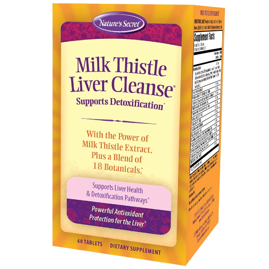 Tajemnicze mleko grube Czyszczenie Wątroby - 60 Tabletki - Wspiera zdrową czynność wątroby i detoksykacji - 18 Botaniczny mieszanka Turmeric, Dandelion, Burak, & Karczoch - Naturalny Potężny Przeciwutleniacz