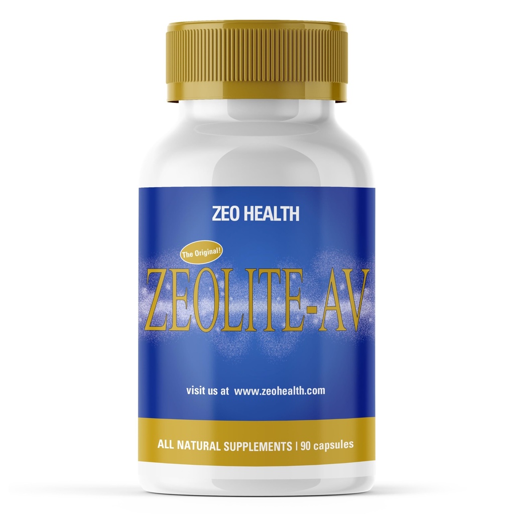 ZEOLITE- AV Kapsułki 124; Potężny system immunologiczny Booster z Humic Acid 124; Przywracanie śledzenia Minerały, Uzupełniające elektrolity, & Usuń toksyny 124; Promuje energię, Resteful Sleep, & Leverates Brain Fog (90 Count)