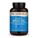 Olejek Mercola Antarktycznego Kryla - 1000 mg - Suplement Omega-3 z EPA & DHA - Wspiera Mózg, Serce, Joint & Immune Health - Bez GMO-, Bez Gluten- Free & Soy- 180 Kapsułki (90 Servings)