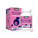 Nutramax Prolive Probiotics for Dogs, Daily Digestive Health Supplement z wieloma cieśninami bakterii, Psie Probiotics Plus Prebiotyki, 60 Tabletki do żucia