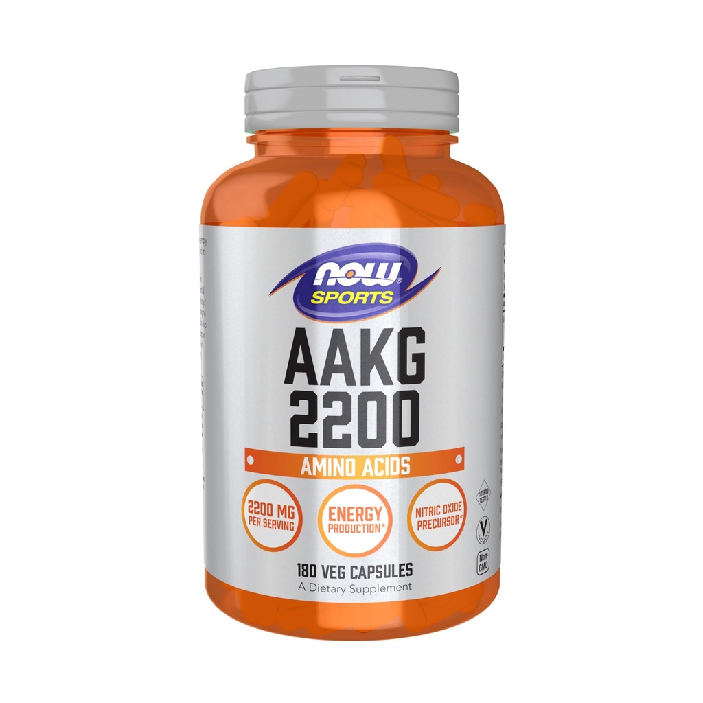 Teraz Sport AAKG 2200, Arginina, Produkcja energii, 180 Kapsułki Veg