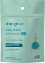 True Grace Daily Men 's Multivitamin 50 + - 120 Easy- to- Połknięcia tabletki - Immune, Energy, Longevity & Memory Support - Gluten Free, Soy Free, Vegan - 60 Servings
