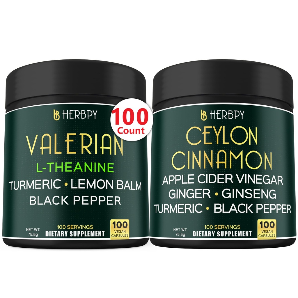 Paleta 5in1 Valerian Root Supplement & 6in1 Premium Ceylon Cynamon Suplementy