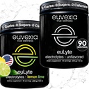 Euvexia Dr Ekberg euLyte Electrolytes Bundle 124; Unflavored + Lemon Lime Variety Pack 124; Sugar Free Electrolyte Powder with 80 + Minerals British 124; 90 Służba Każdy aromat 124; Keto Post Hydration Support