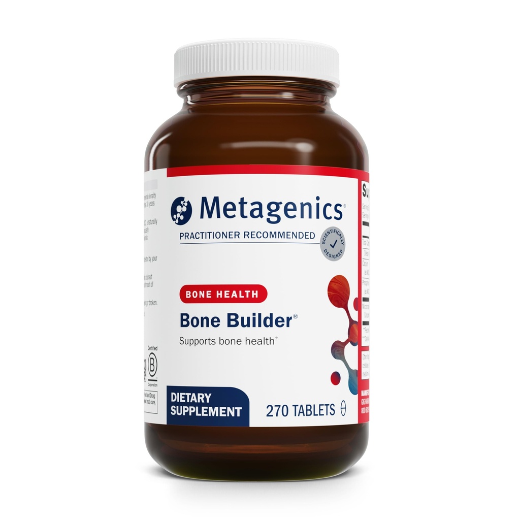 Metagenics Bone Builder Classic - Enhanced Bone Support Supplement - with Calcium, Magnesium & Phosphorus - *Supports Bone Density, Metabolism & Nerve Health - Non-GMO, Gluten-Free - 270 Tablets