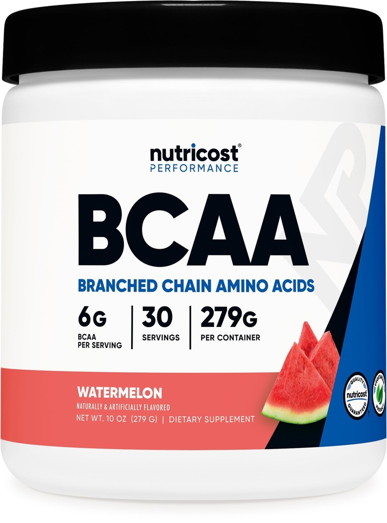 Nutricost BCAA Proszek (Arbuz, 30 Sług) - Optymalny 2: 1: 1 Stosunek