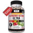 Kaya Naturals Keto Diet Keton malinowy - suplement do utraty masy ciała, Kontrola przylepna, Zwiększenie metabolizmu - 60