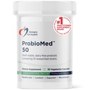 Designs for Health ProbioMed 50 - Probiotics for Digestive Health - 10 Strains with Lactobacillus acidophilus Probiotic + Lactobacillus rhamnosus - Gut Health + Immune Supplement (30 Caps)