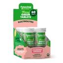 Amazing Grass Electrolyte Tablets, Fizzy Zielone tabletki do zapachu wody z witamin, Hydrate Truskawki Lemoniada, 10 Licznik (Opakowanie po 6) (Opakowania maja Vary)