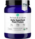 Ora Organic Vegan Protein Powder - 23g roślin Pea Protein + Superfood dla kobiet i mężczyzn - Niesłodzone i niesmakowane - 20 Sług, No Erythritol, Keto- Przyjazny, Gluten- Free, Paleo, Soy- Free