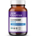 Nowy rozdział Vegan Elderberry Kapsułki z 64x skoncentrowane czarny Elderberry + czarna porzeczka dla kompleksowego wsparcia immunologicznego, NieGMO Projekt zweryfikowany, Gluten Free, Certified Vegan, 30 Hrabia