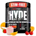PROSUPPS Mr. Hyde Max Pomp Pre Workout Powder - Wolna stymulacja Wspiera przepływ krwi, głośność mięśni i wytrzymałość - Bezkafeinowa siłownia tlenku azotu i suplementy fitness (Fruit Punch, 20 Servings)