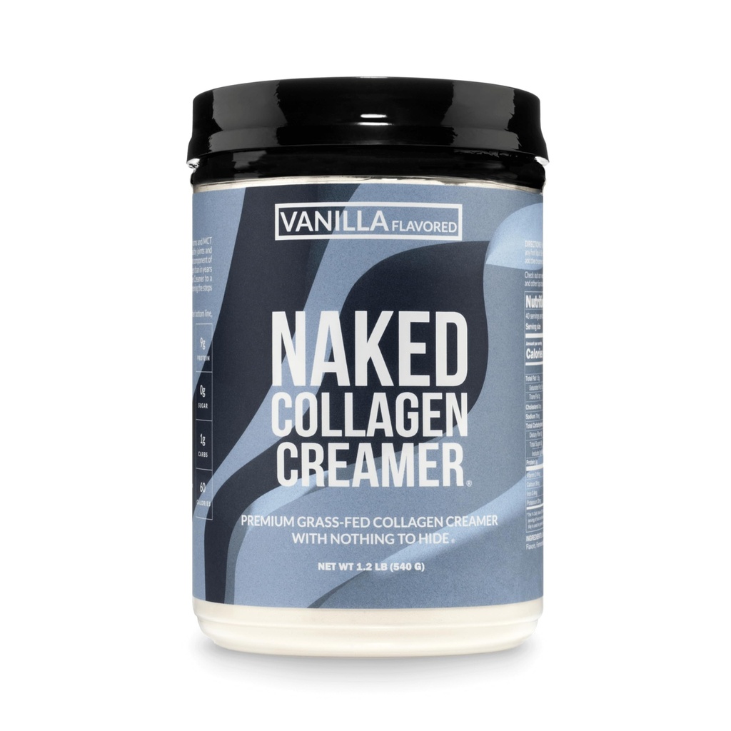Nagi Colagen Coffee Creamer - Vanilla Colagen Creamer For Coffee - Darmowy, Gluten- Free GMO- Support Hair, Skóra i paznokcie - 40 Służenie