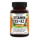 FarmHaven Witamina D3 K2 Kapsułki - 5000 j.m. D3 i 100 µg K2 - Cholekalcyferol MK7 z Veggie Fruit Blend - suplement D K2 dla układu immunologicznego i zdrowia serca - Wegetarianin, Non-GMO, 90 Caps