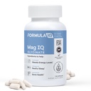 FIQ - Mag IQ Glycinate - Magnezu Bisglicinate Chelate TRAACS - Wysoka absorpcja Magnezu Glycinate Supplement - Sleep, Daily Energy, & Bone Wellness - 60 kapsułki