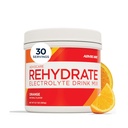 AdvoCare Rehydrated - Electrolyte Drink Mix - Zawiera magnez, Sodu, Potas i Wapń - Przeciwutleniacz i kwas aminowy wzmocniony - Wspiera nawadnianie i odzyskiwanie - Pomarańcza, 12.7 oz